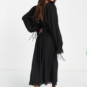 ASOS Black Backless Maxi Dress